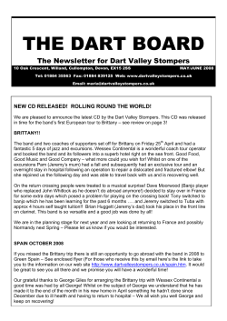May/June, 2008 - Dart Valley Stompers