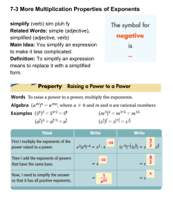 Notes 7-3