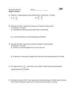Math 20 WorkPlace Chapter 1 Review