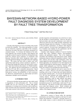 bayesian-network-based hydro-power fault diagnosis system