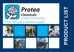 Product List - Protea Chemicals