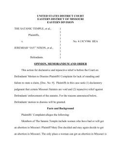 OPINION, MEMORANDUM AND ORDER - IT IS