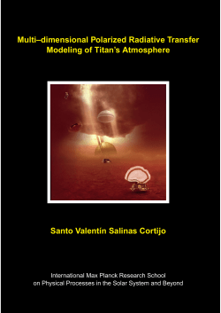 Multi&ndash;dimensional Polarized Radiative Transfer Modeling of Titan`s