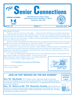 join us for &ldquo;movies on the big screen&rdquo;