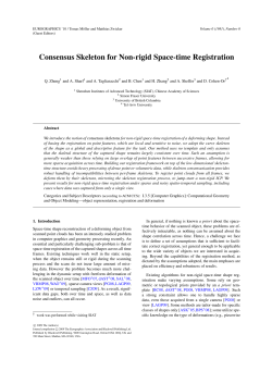 Consensus Skeleton for Non-rigid Space