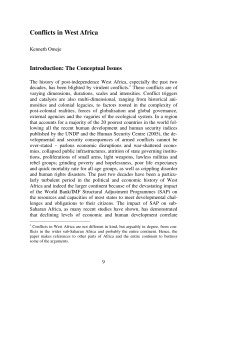 Conflicts in West Africa