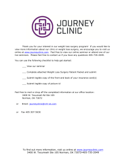 Patient Packet - Journey Clinic