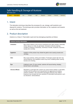 Method C301 - Acetone - Department of Transport and Main Roads