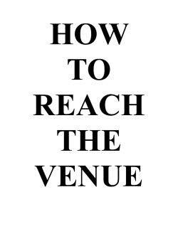 How to reach - ICUG