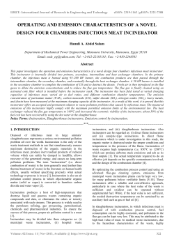 operating and emission characterstics of a novel design four