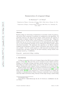 Enumeration of octagonal tilings