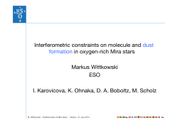 Interferometric constraints on molecule and dust formation in oxygen