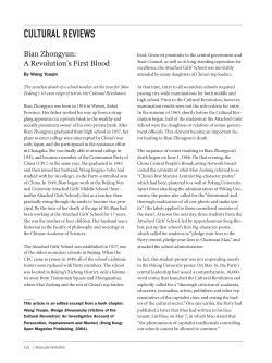 CULTURAL REVIEWS - University of Chicago