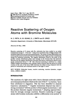 Reactive Scatteringof Oxygen Atoms with Bromine Molecules