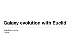 Galaxy evolution with Euclid - Synergistic science with Euclid and