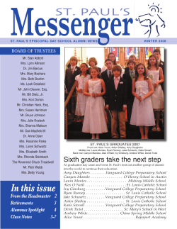 St. Pauls layout - St. Paul`s Episcopal Day School