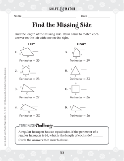 Find the Missing Side