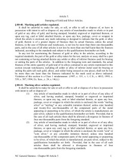 NC General Statutes - Chapter 80 Article 5 1 Article 5. Stamping of