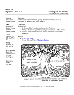 Cloning and the Movies