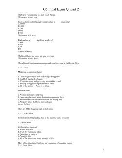 G5 Final Exam Q - Cabrillo College