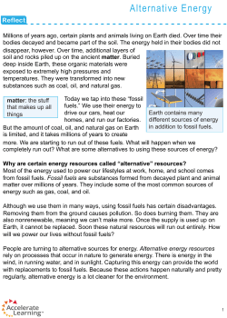 Alternative Energy