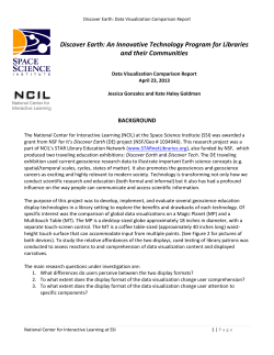 FINAL GEO Discover Earth MP v MT report 4 23 13