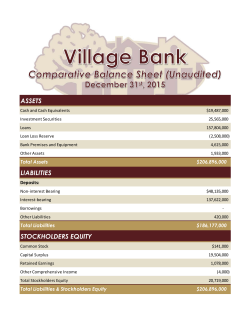 assets liabilities stockholders equity