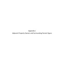Appendix J Adjacent Property Owners and Surrounding Parcels Figure