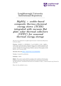 MgSO4 + zeolite-based composite thermo