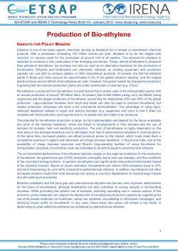 Production of Bio-ethylene - IEA