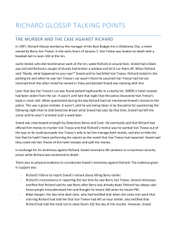 richard glossip talking points