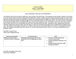 pacing guide - Bronxville Union Free School District