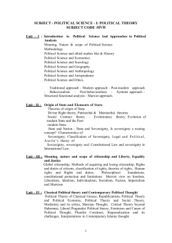 PoliiticalScience-I