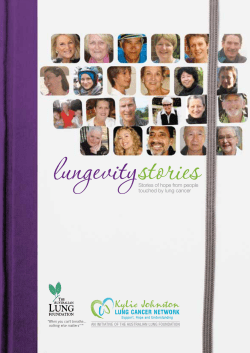 lungevitystories - Lung Cancer Network Australia