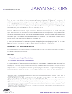 The Case for Japan Sector ETFs