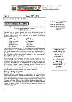newsletter-8-may - Northview State School