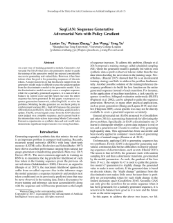 SeqGAN: Sequence Generative Adversarial Nets with Policy Gradient