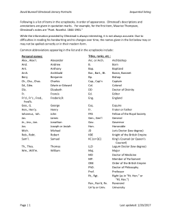 David Bunnell Olmstead Literary Portraits Sequential listing Page | 1