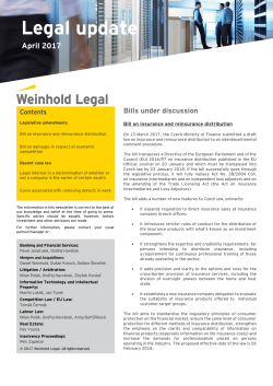 Legal update