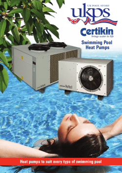 Calorex Pro-Pac heat pumps