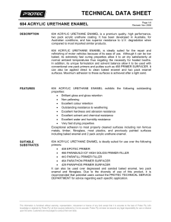 technical data sheet