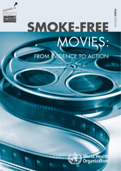 Smoke-free movies - World Health Organization