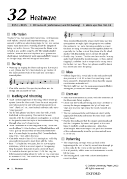 Heatwave - Edition Peters