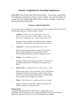10th Summer Reading - Capital High School