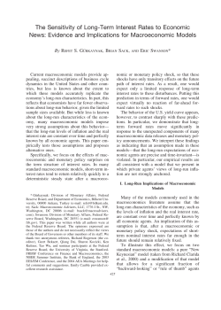 The Sensitivity of Long-Term Interest Rates to Economic News