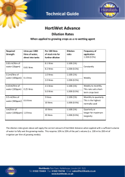 HortiWet Advance