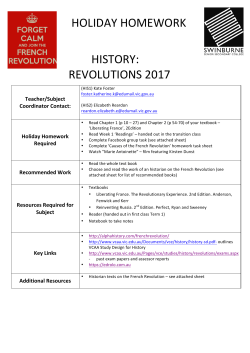 revolutions with coversheet