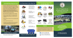 City of Virginia Beach Residential Waste and Recycling Services