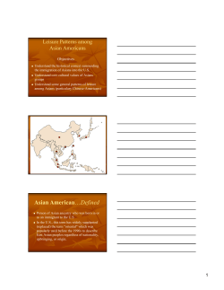 Asian American&hellip;Defined
