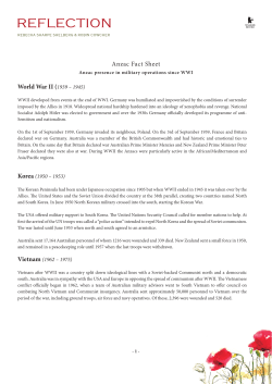 Anzac Fact Sheet - Walker Books Classroom